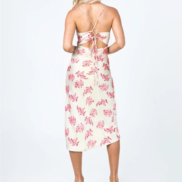 Princess Polly - Gigi Midi Dress Cream - Picture 2 of 3